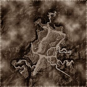 Fallout New Vegas - Zion Canyon map