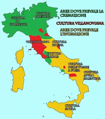 Cartina Popoli Italia Antica