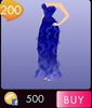 Cobalt Strapless Sequin Gown (Exclusive Deals)