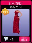 Marilyn Red Hot Gown