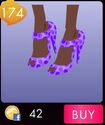 Purple Mille Bijoux Sandals