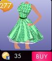 Lime Polka Dot Vintage Dress (Exclusive Deals - Limited)