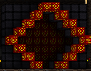 Arcane fire stone glow icon