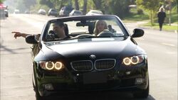 He loaned this BMW not only to Dee