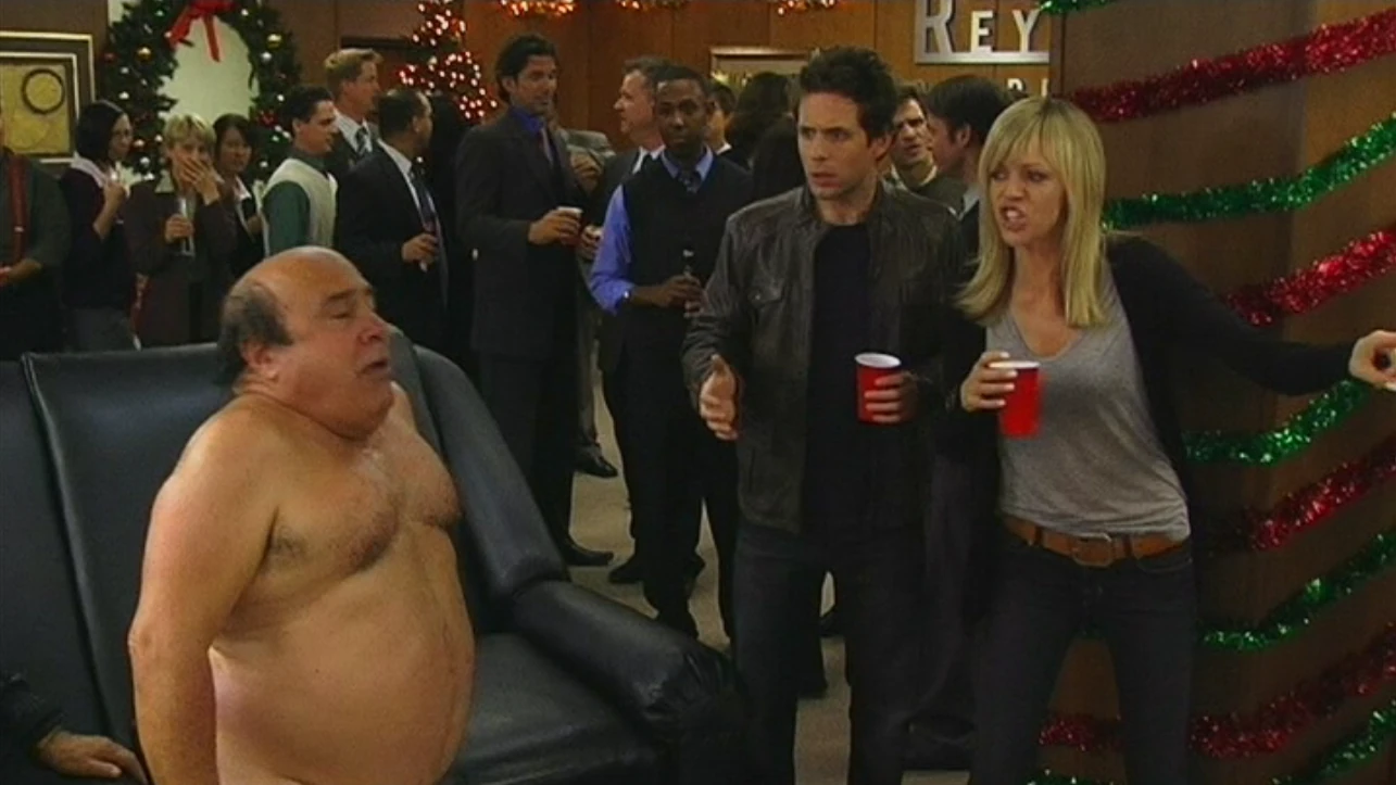 A Very Sunny Christmas It S Always Sunny In Philadelphia Wiki Fandom Whilst the show was always funny, devito's introduction enabled the it to ramp up the depravity, insanity and number of shaved men crawling on the floor covered in hand sanitizer. it s always sunny in philadelphia wiki
