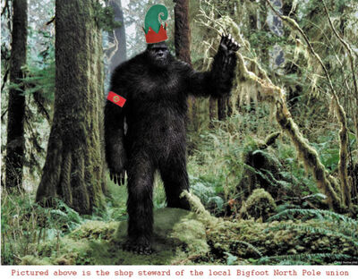 Sasquatch santa