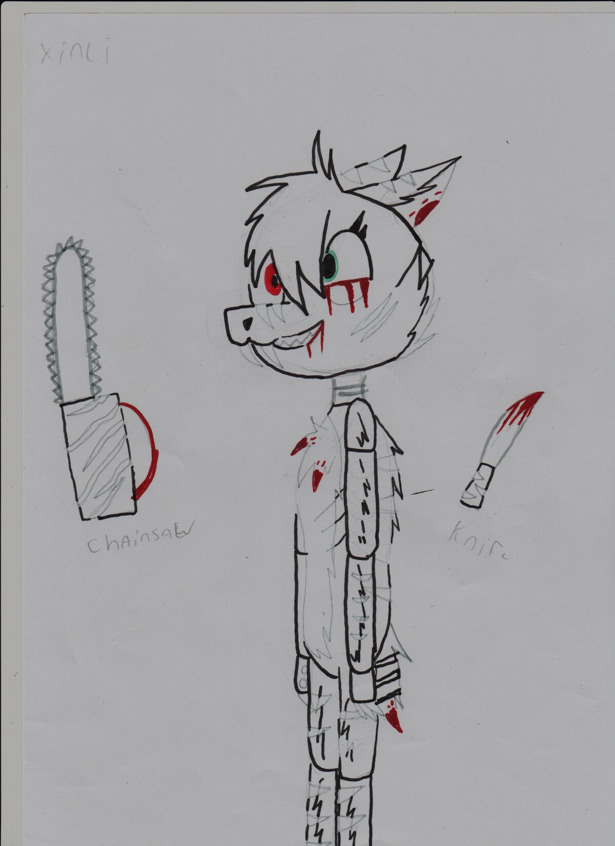 Xinli the Saber-Tooth tiger | IttyBittyCiss Wiki | Fandom