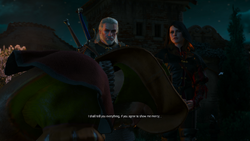 Geralt e Anna Henrietta parlano con Fabricio.