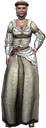 Cittadina che veste di bianco, dà a Geralt dei tulipani