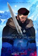 The witcher nightmare of the wolf poster