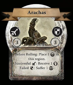 Arachas in "The Witcher Adventure Game"