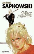 Ciri nella copertina polacca di Miecz przeznaczenia (La Spada del Destino)