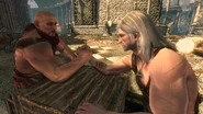 Tw2 screenshot Numa armwrestle.jpg (605 KB) Braccio di ferro con Geralt