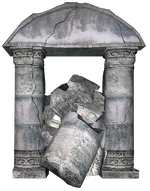 detriti di una caverna