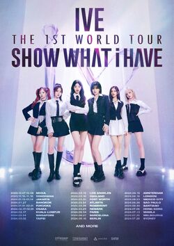 IVE SHOW WHAT I HAVE ワルツDVDトレカポスタースローガン他 IVE The 1st World Tour 