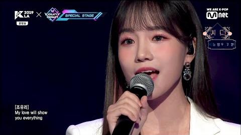2K_IZ*ONE_Chaewon&Yuri_(아이즈원_채원&유리)_-_Love_Will_Show_You_Everything_@_KCON_2019_LA_X_M_COUNTDOWN