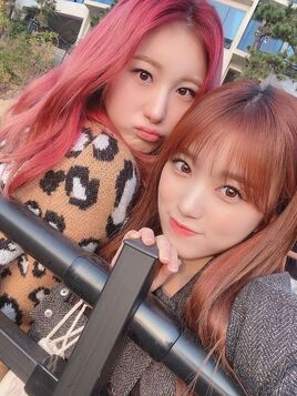Chaeyeon and Nako Selca