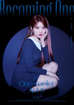 特典 ポスター IZ*ONE One-reeler Act Ⅳ アイズワン K-POP 軟らかく