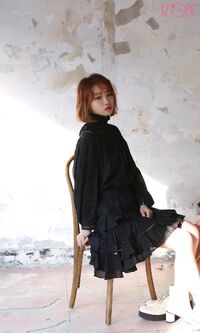 Chaewon Marie Claire Behind6