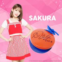 Sakura signed castanet