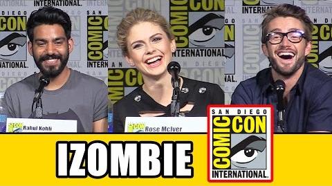 IZombie Comic Con Panel - Season 2, Rose McIver, David Anders, Rahul Kohli, Robert Buckley