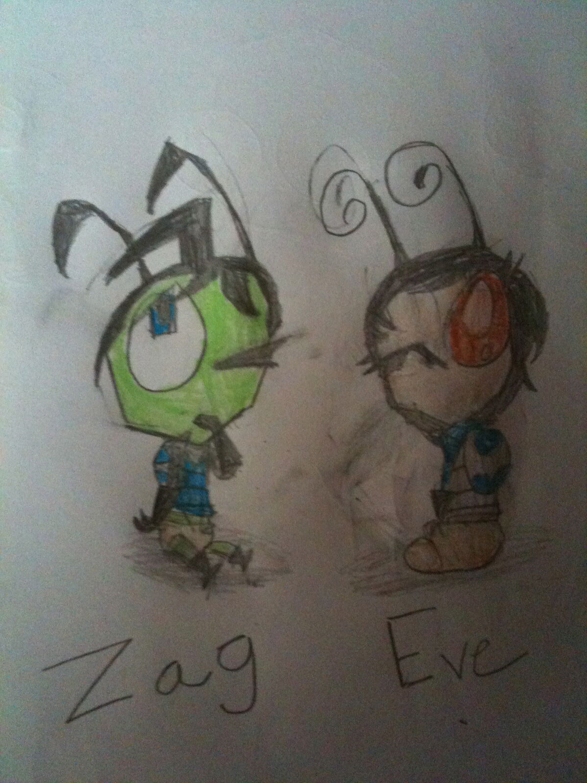 invader Zim oc trix (gacha life base) Trix the Alien - Illustrations ART  street