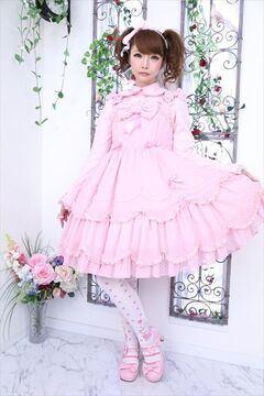 Pink lolita dress cheap