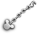 The Keychain to the Kingdom Key. It is in the form of a Hidden Mickey.