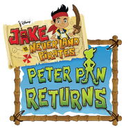 Jake and the Never Land Pirates Peter Pan Returns logo