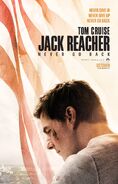 Jack Reacher Never Go Back poster