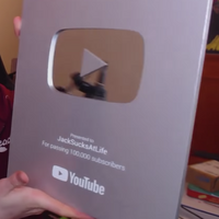 Jacksucksatlife Silver Play Button 2 Jack S Play Buttons Wiki Fandom