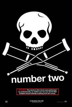 Jackass number two poster