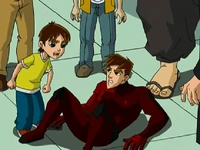 Jimmy confronts his future self.