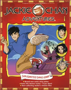 Jackie Chan Adventures Magazine Cover