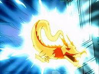 Upon 's return, the Dragon power manifests.