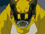 Scruffy wearing Kiiro's Mask