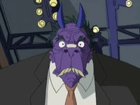 Ratso wearing Murasaki's Mask