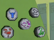 The talisman with others in the Section 13 vault.