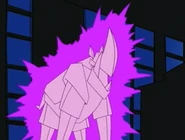 As a rhinoceros.