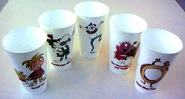 Character cups.