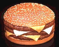 The Triple Ultimate Cheeseburger.