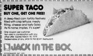 Super Taco coupon 1979 St Louis Post Dispatch Sun Feb 4 1979