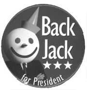 1996 campaign button.