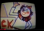 A screenshot of Jack from the Out Of The Box commercial.