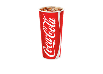 Yocup Company: KR 32 oz Coca-Cola Paper Soda Cup - 600/Case