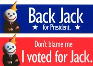 BumperStickers.jpg (92 KB) Bumper stickers for Jack's presidential campaign.