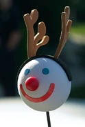 2005 Christmas antenna ball (reindeer)