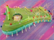 Magic dust fixing the broken strings on the Hammer Dulcimer