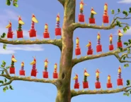 Phil's entire tree doing the coo-coo dance.