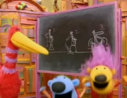 Mary and Jack teaching Phil the coo-coo dance